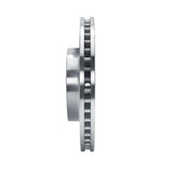 Dynamic Friction 2010-2017 Lexus CT200H Front Left Drilled & Slotted Silver Brake Rotor by Dynamic Friction Company 631-76087L