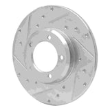 R1 Concepts 1975-1983 Toyota Pickup Front Left Drilled & Slotted Silver Brake Rotor by R1 Concepts 631-76092L