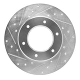 R1 Concepts 1979-1980 Toyota Pickup Front Left Drilled & Slotted Silver Brake Rotor by R1 Concepts 631-76093L
