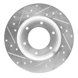 R1 Concepts 1979-1980 Toyota Pickup Front Right Drilled & Slotted Silver Brake Rotor by R1 Concepts 631-76093R