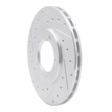 R1 Concepts 1979-1983 Toyota Pickup Front Left Drilled & Slotted Silver Brake Rotor by R1 Concepts 631-76094L