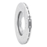 R1 Concepts 1979-1983 Toyota Pickup Front Left Drilled & Slotted Silver Brake Rotor by R1 Concepts 631-76094L