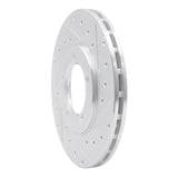 R1 Concepts 1979-1983 Toyota Pickup Front Right Drilled & Slotted Silver Brake Rotor by R1 Concepts 631-76094R