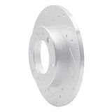 R1 Concepts 1981-1985 Toyota 4Runner Front Left Drilled & Slotted Silver Brake Rotor by R1 Concepts 631-76095L