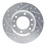 R1 Concepts 1981-1985 Toyota Pickup Front Right Drilled & Slotted Silver Brake Rotor by R1 Concepts 631-76095R
