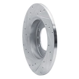 R1 Concepts 1981-1985 Toyota Pickup Front Right Drilled & Slotted Silver Brake Rotor by R1 Concepts 631-76095R