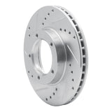 R1 Concepts 1984-1995 Toyota Pickup Front Left Drilled & Slotted Silver Brake Rotor by R1 Concepts 631-76096L
