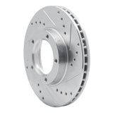 R1 Concepts 1984-1995 Toyota Pickup Front Right Drilled & Slotted Silver Brake Rotor by R1 Concepts 631-76096R