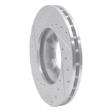 R1 Concepts 1985-1992 Toyota Pickup Front Right Drilled & Slotted Silver Brake Rotor by R1 Concepts 631-76098R