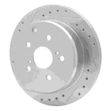 R1 Concepts 1986-1997 Toyota Previa Rear Left Drilled & Slotted Silver Brake Rotor by R1 Concepts 631-76101L