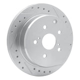 R1 Concepts 1986-1997 Toyota Previa Rear Right Drilled & Slotted Silver Brake Rotor by R1 Concepts 631-76101R