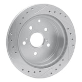 R1 Concepts 1986-1997 Toyota Previa Rear Right Drilled & Slotted Silver Brake Rotor by R1 Concepts 631-76101R