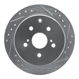 R1 Concepts 1986-1997 Toyota Previa Rear Right Drilled & Slotted Silver Brake Rotor by R1 Concepts 631-76101R