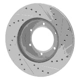 R1 Concepts 1986-1995 Toyota Pickup Front Left Drilled & Slotted Silver Brake Rotor by R1 Concepts 631-76102L