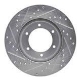 R1 Concepts 1986-1995 Toyota Pickup Front Right Drilled & Slotted Silver Brake Rotor by R1 Concepts 631-76102R