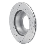 R1 Concepts 1986-1995 Toyota Pickup Front Right Drilled & Slotted Silver Brake Rotor by R1 Concepts 631-76102R