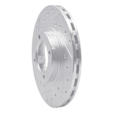 R1 Concepts 1986-1989 Toyota Van Front Left Drilled & Slotted Silver Brake Rotor by R1 Concepts 631-76103L