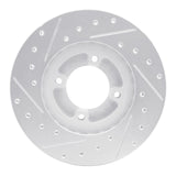 R1 Concepts 1986-1989 Toyota Van Front Right Drilled & Slotted Silver Brake Rotor by R1 Concepts 631-76103R