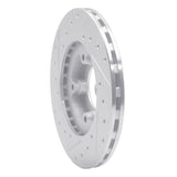 R1 Concepts 1986-1989 Toyota Van Front Right Drilled & Slotted Silver Brake Rotor by R1 Concepts 631-76103R