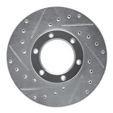 R1 Concepts 1987-1988 Toyota Pickup Front Left Drilled & Slotted Silver Brake Rotor by R1 Concepts 631-76105L