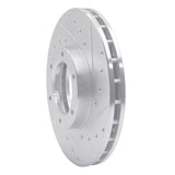 R1 Concepts 1987-1988 Toyota Pickup Front Right Drilled & Slotted Silver Brake Rotor by R1 Concepts 631-76105R