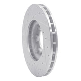 R1 Concepts 1987-1988 Toyota Pickup Front Right Drilled & Slotted Silver Brake Rotor by R1 Concepts 631-76105R