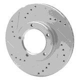 R1 Concepts 1989-8 Toyota Pickup Front Left Drilled & Slotted Silver Brake Rotor by R1 Concepts 631-76106L