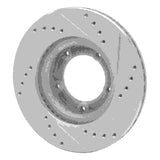 R1 Concepts 1989-8 Toyota Pickup Front Left Drilled & Slotted Silver Brake Rotor by R1 Concepts 631-76106L