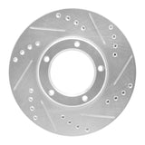 R1 Concepts 1989-8 Toyota Pickup Front Right Drilled & Slotted Silver Brake Rotor by R1 Concepts 631-76106R