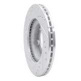 R1 Concepts 1989-8 Toyota Pickup Front Right Drilled & Slotted Silver Brake Rotor by R1 Concepts 631-76106R