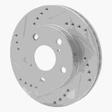 R1 Concepts 1991-1994 Toyota Previa Front Left Drilled & Slotted Silver Brake Rotor by R1 Concepts 631-76108L