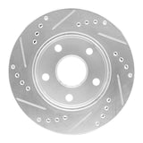 R1 Concepts 1991-1994 Toyota Previa Front Right Drilled & Slotted Silver Brake Rotor by R1 Concepts 631-76108R