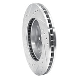 R1 Concepts 1991-1994 Toyota Previa Front Right Drilled & Slotted Silver Brake Rotor by R1 Concepts 631-76108R
