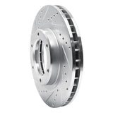 R1 Concepts 1990-1992 Toyota Land Cruiser Front Left Drilled & Slotted Silver Brake Rotor by R1 Concepts 631-76110L