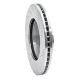R1 Concepts 1991-1996 Toyota Previa Front Left Drilled & Slotted Silver Brake Rotor by R1 Concepts 631-76111L