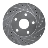 R1 Concepts 1991-1996 Toyota Previa Front Right Drilled & Slotted Silver Brake Rotor by R1 Concepts 631-76111R