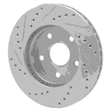 R1 Concepts 1991-1996 Toyota Previa Front Right Drilled & Slotted Silver Brake Rotor by R1 Concepts 631-76111R