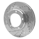 R1 Concepts 1998-2007 Lexus LX470 Front Left Drilled & Slotted Silver Brake Rotor by R1 Concepts 631-76112L