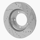 R1 Concepts 1998-2007 Lexus LX470 Front Left Drilled & Slotted Silver Brake Rotor by R1 Concepts 631-76112L