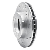 R1 Concepts 1998-2007 Lexus LX470 Front Right Drilled & Slotted Silver Brake Rotor by R1 Concepts 631-76112R