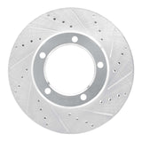 R1 Concepts 1998-2007 Lexus LX470 Front Right Drilled & Slotted Silver Brake Rotor by R1 Concepts 631-76112R