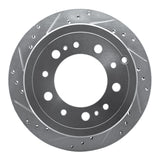 R1 Concepts 1998-2007 Lexus LX470 Rear Left Drilled & Slotted Silver Brake Rotor by R1 Concepts 631-76113L
