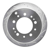 R1 Concepts 1998-2007 Lexus LX470 Rear Right Drilled & Slotted Silver Brake Rotor by R1 Concepts 631-76113R