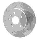 R1 Concepts 1999-2003 Lexus RX300 Rear Left Drilled & Slotted Silver Brake Rotor by R1 Concepts 631-76114L