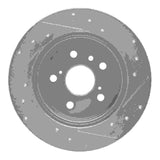 R1 Concepts 1999-2003 Lexus RX300 Rear Left Drilled & Slotted Silver Brake Rotor by R1 Concepts 631-76114L