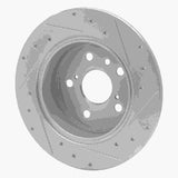 R1 Concepts 1999-2003 Lexus RX300 Rear Left Drilled & Slotted Silver Brake Rotor by R1 Concepts 631-76114L