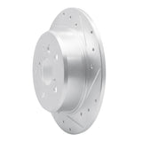 R1 Concepts 1999-2003 Lexus RX300 Rear Right Drilled & Slotted Silver Brake Rotor by R1 Concepts 631-76114R