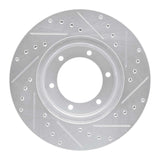 R1 Concepts 1991-1998 Toyota T100 Front Left Drilled & Slotted Silver Brake Rotor by R1 Concepts 631-76115L