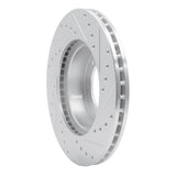 R1 Concepts 1991-1998 Toyota T100 Front Left Drilled & Slotted Silver Brake Rotor by R1 Concepts 631-76115L