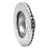 R1 Concepts 1991-1998 Toyota T100 Front Right Drilled & Slotted Silver Brake Rotor by R1 Concepts 631-76115R